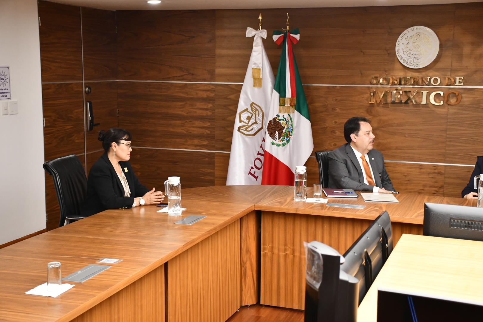 Acuerdo con la Mtra. Jabnely Maldonado Meza, Vocal Ejecutiva del FOVISSSTE